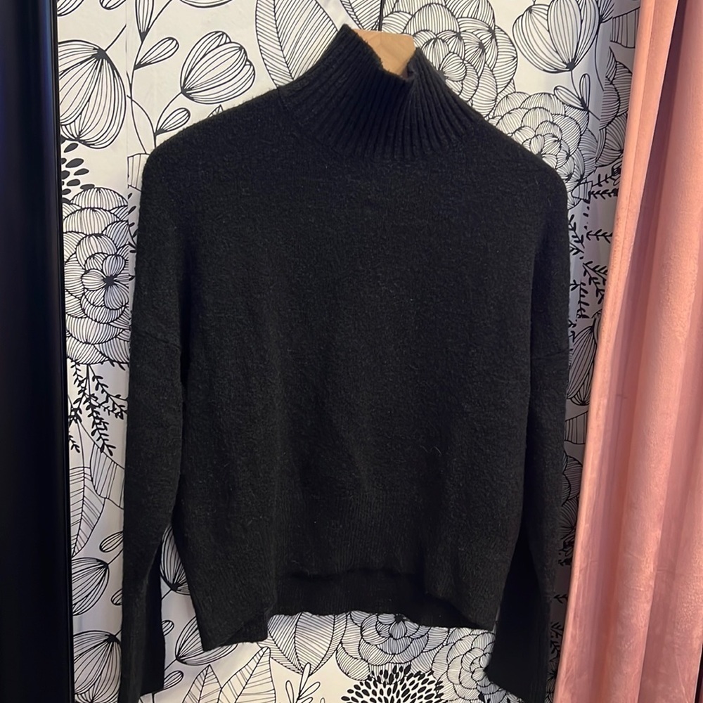 Black Turtleneck Sweater